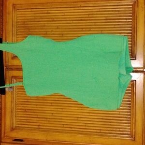 Beach Riot 💞💯 sz M Elise One Shoulder Dress Vibrant Green Tennis Dress NWT